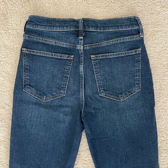 GAP High Rise Kick Fit Jeans – Dark Wash, Size 4L, Stretch Denim - Picture 7 of 10